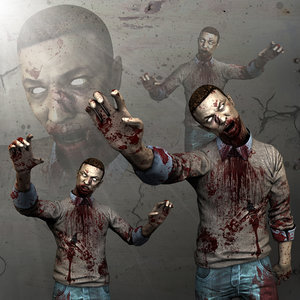 zombies 3d max
