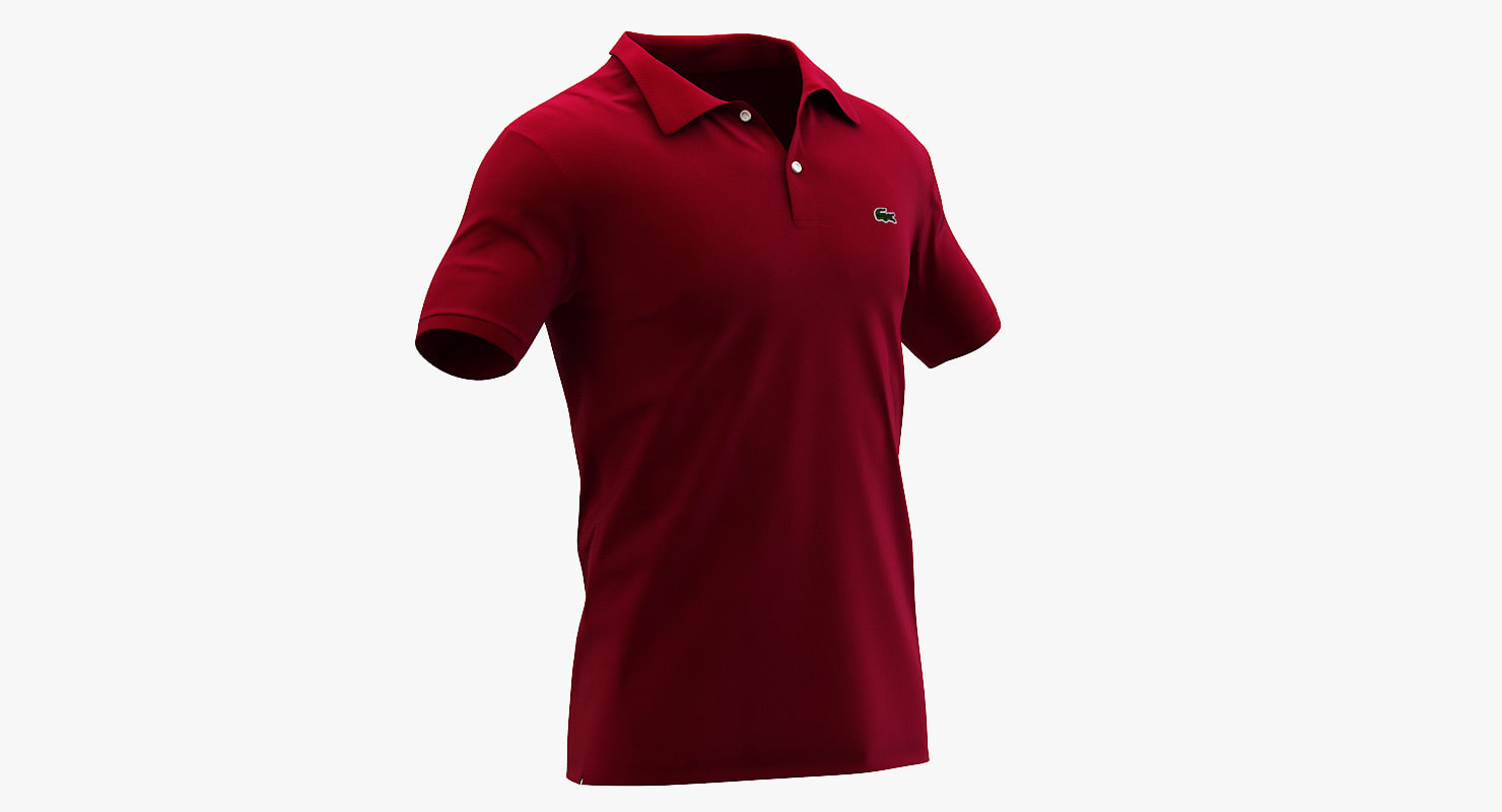  lacoste polo shirt 3d 3ds