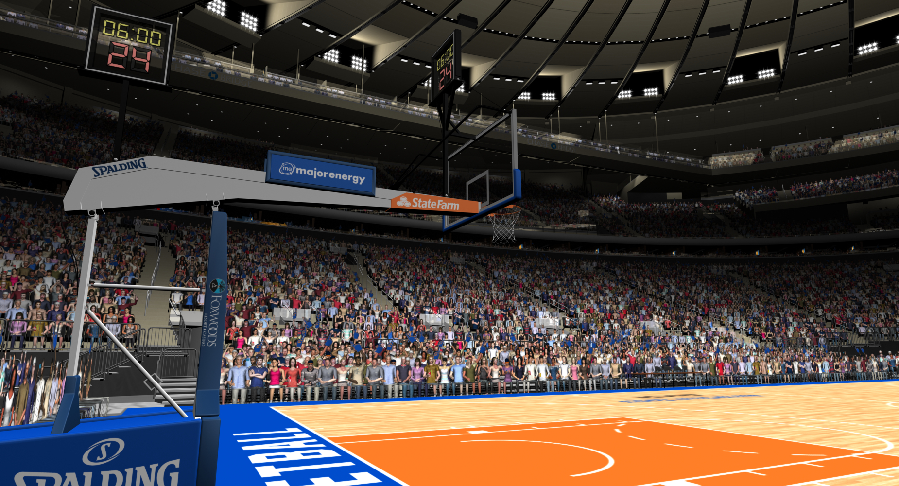 3d madison arena msg basketball model