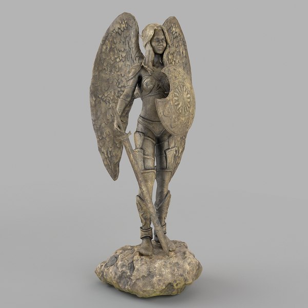 statue elf girl 3d max