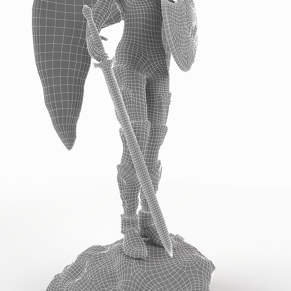 statue elf girl 3d max