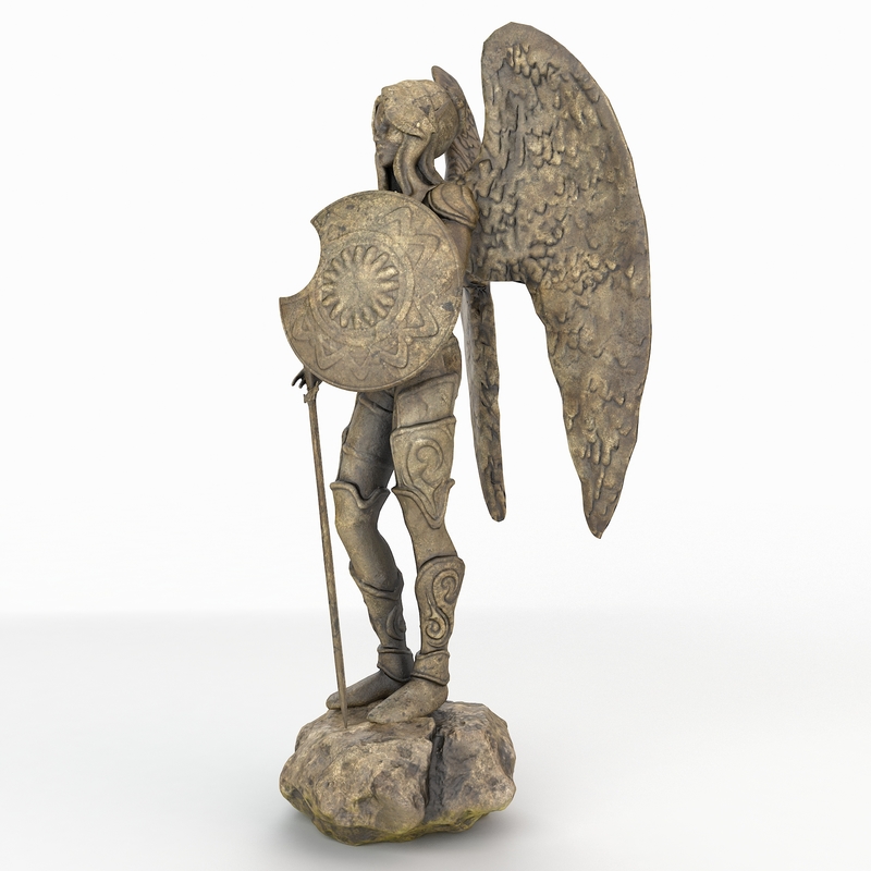 statue elf girl 3d max