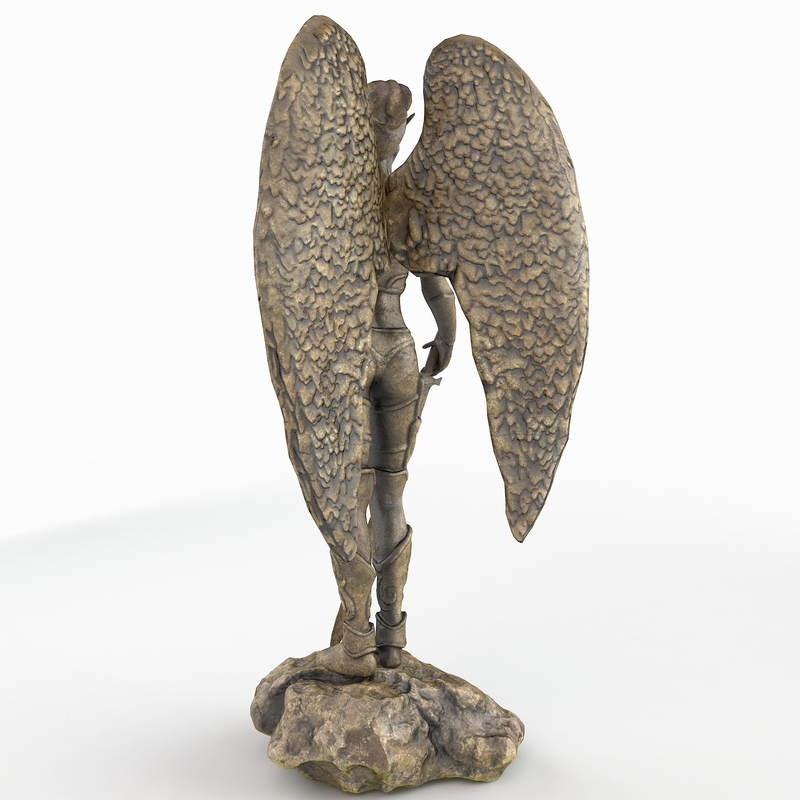 statue elf girl 3d max