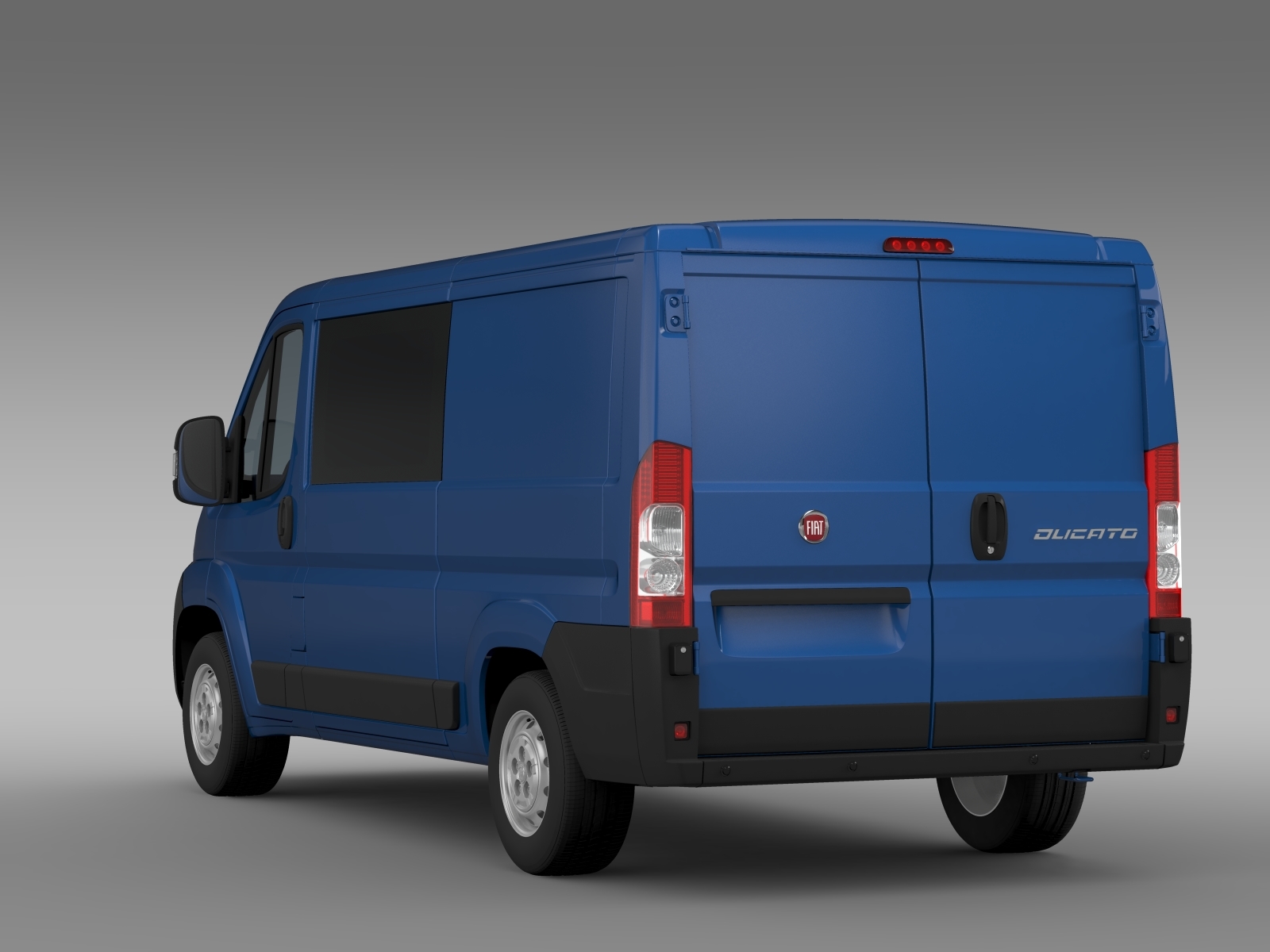 菲亚特ducato combi l2h1 2006-20143d模型