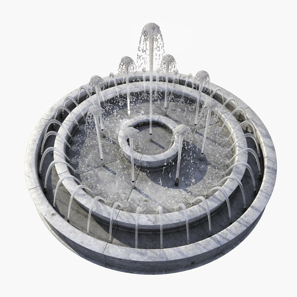 Fountain 3D Models for Download TurboSquid
