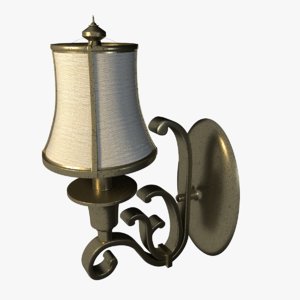 3d model antique lamp light