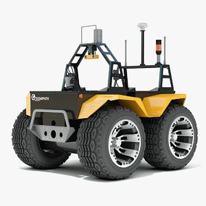 3d model grizzly robotic utility vehicle