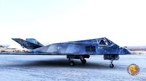 f117 bomber 3d model
