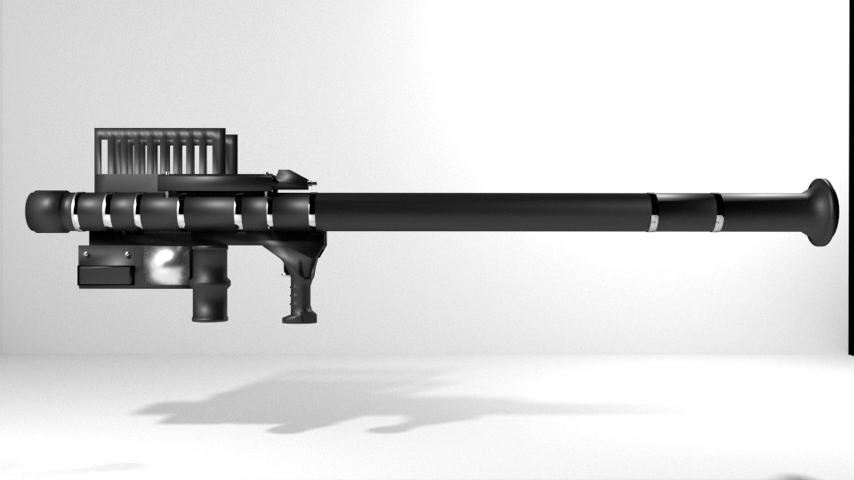 火箭发射器 - 肩扛式 - fim-92毒刺3d模型