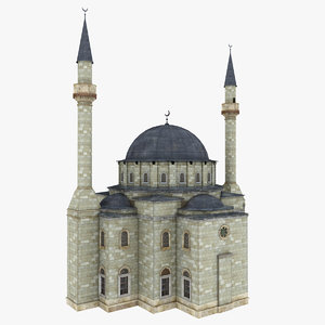 shaheed mosque 3d model