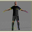3d soccer pack characters stadiums model