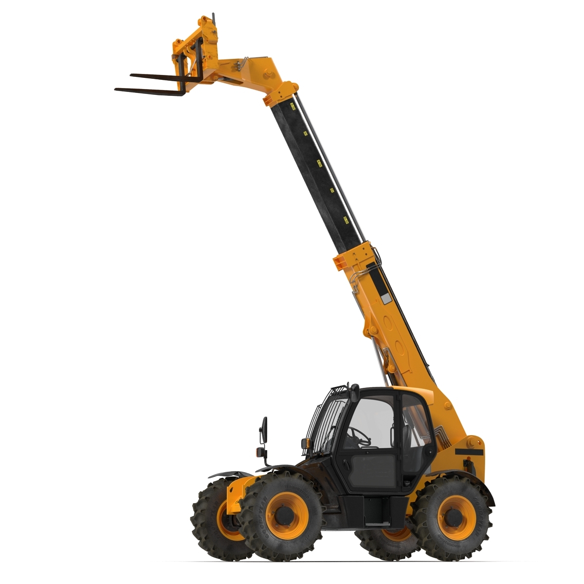 3d telescopic handler forklift generic model