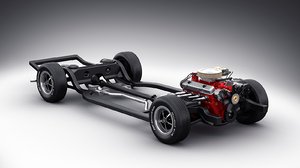 3d model car chassis