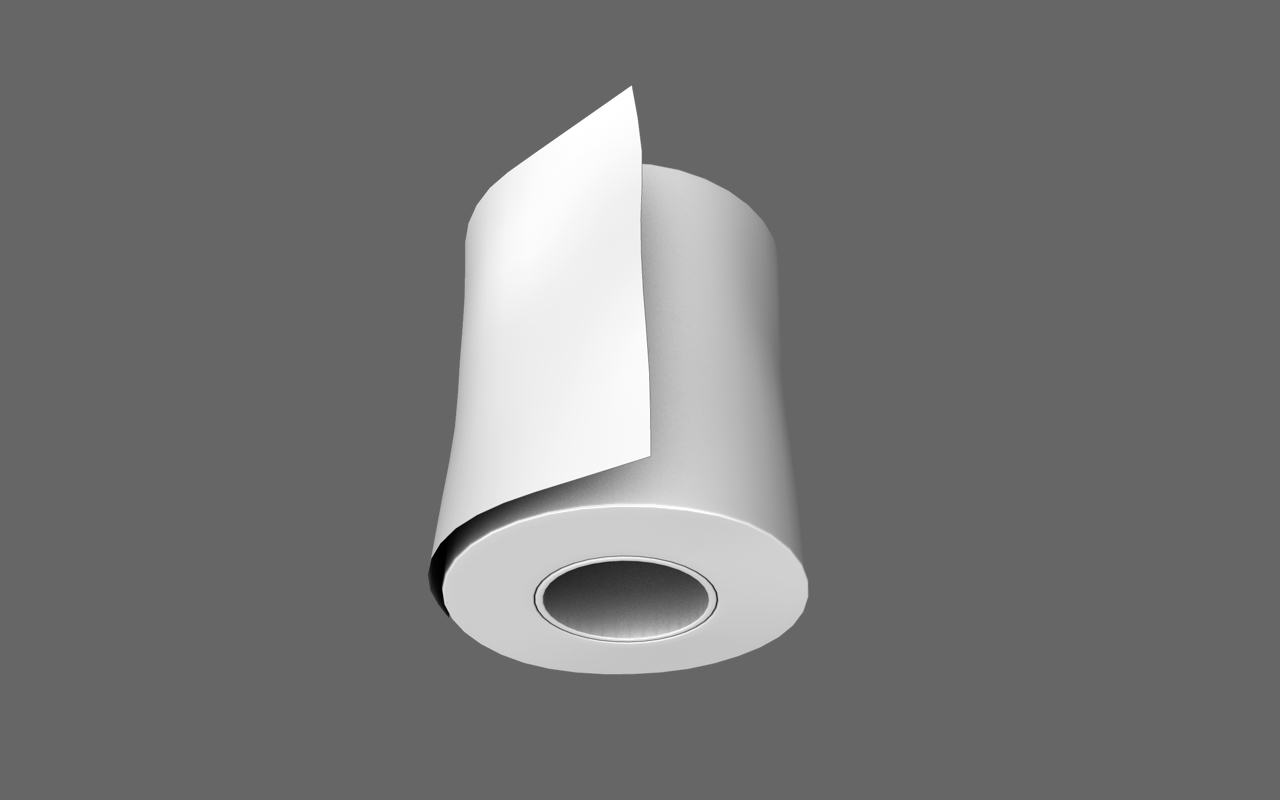 free paper polygonal 3d model