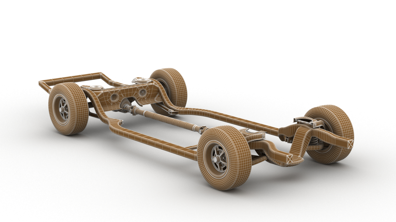 car chassis 3d model