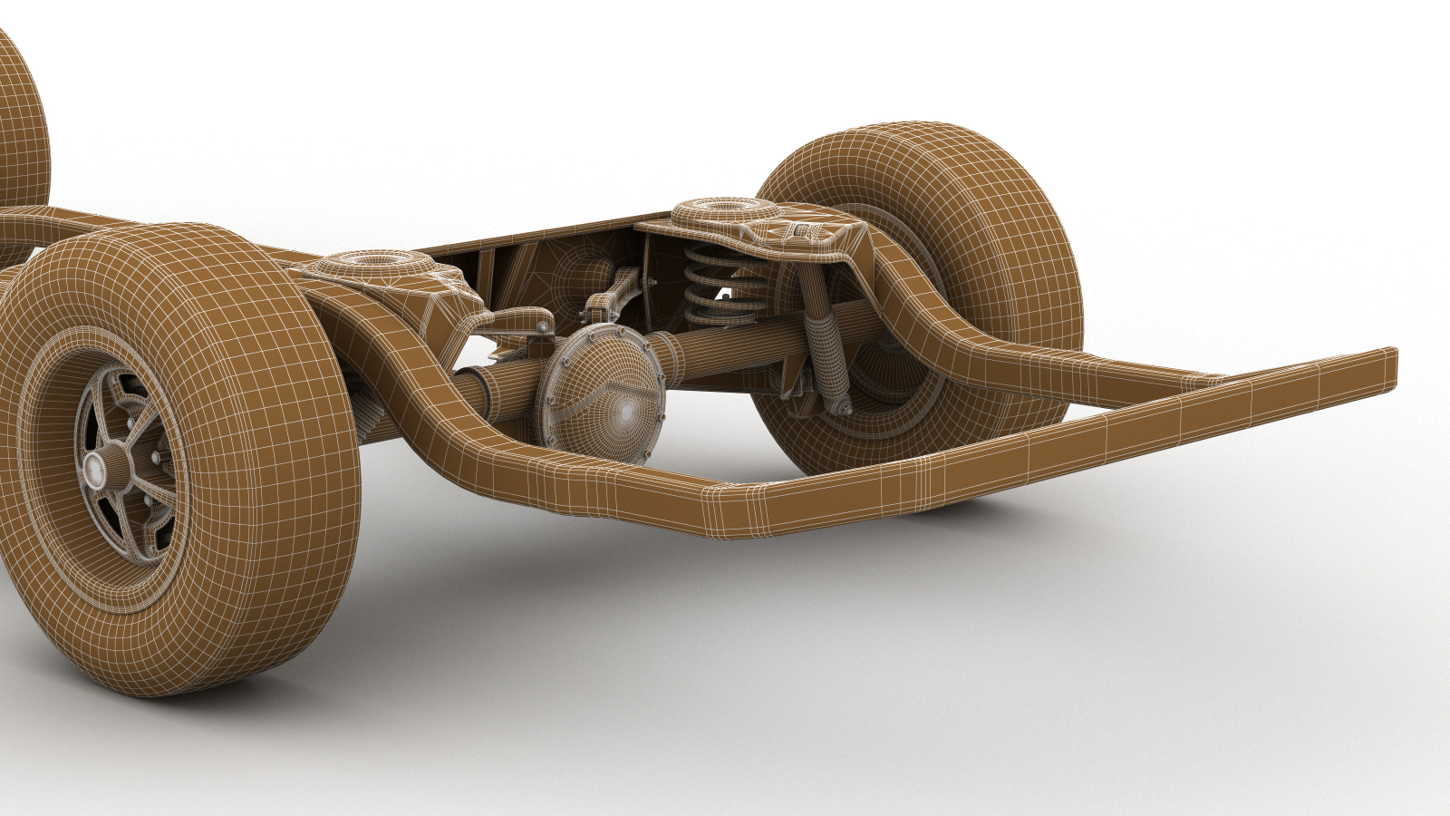 car chassis 3d model