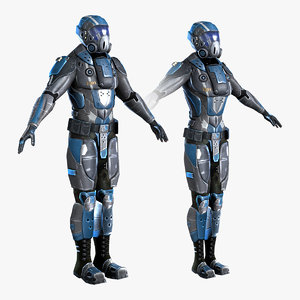 set sci-fi armor max