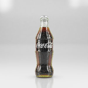 3d coca cola bottle