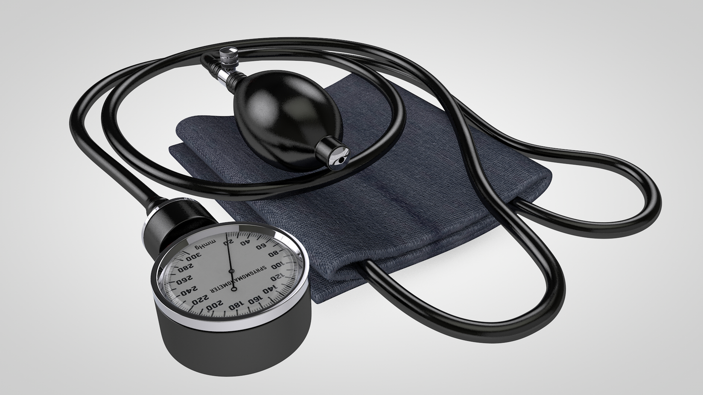 3d blood pressure monitor model
