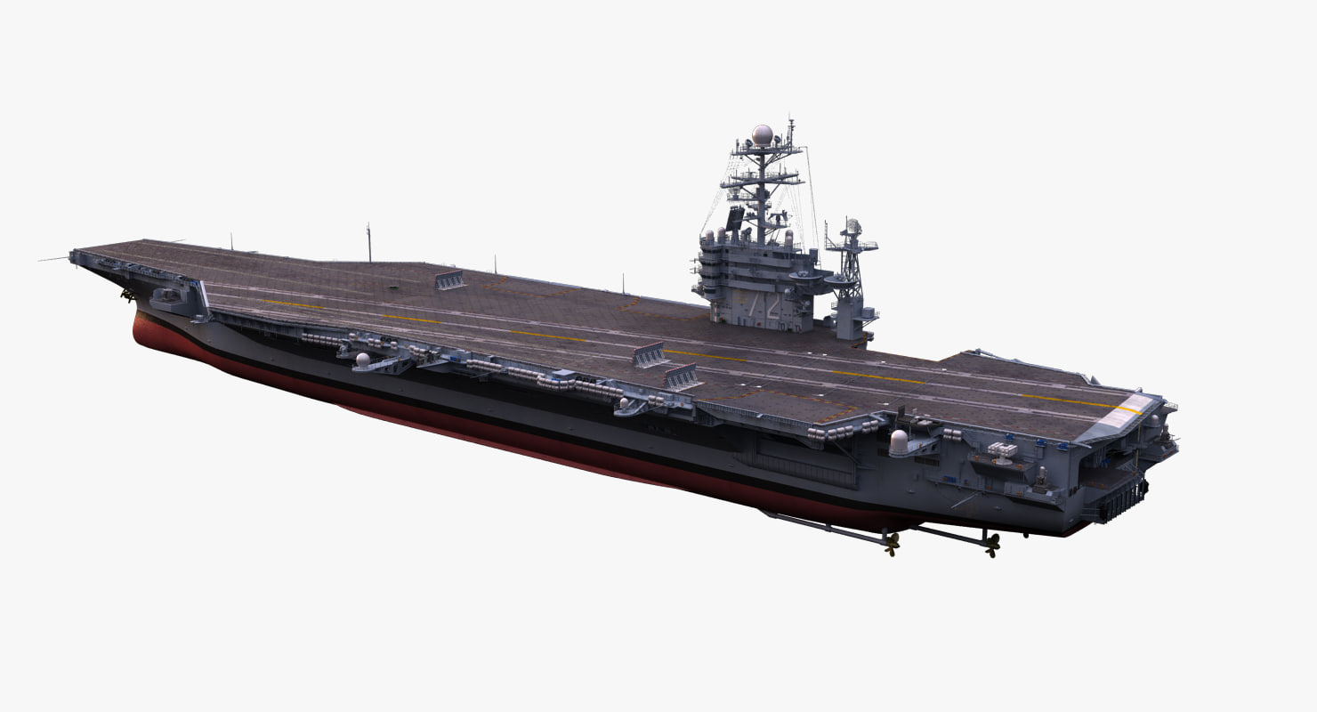 3d uss aircraft carrier model