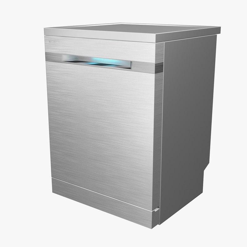 Dishwasher Samsung Waterwall 3d Model