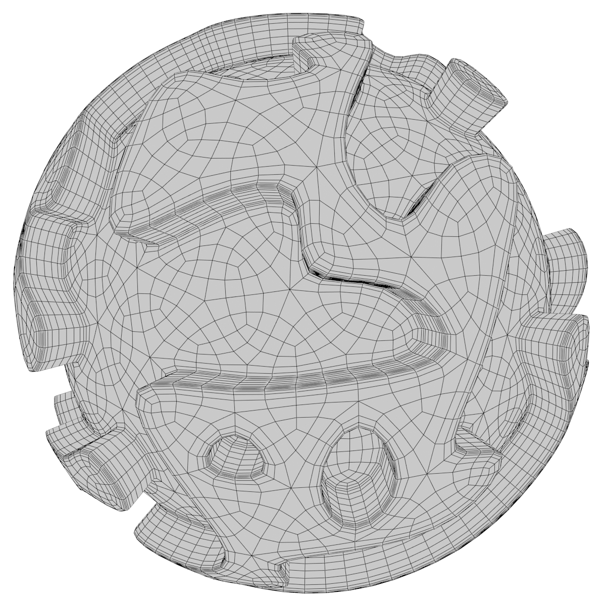 complex object 3d model