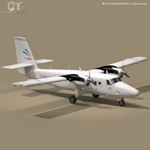 dhc6 twin otter 3d dxf