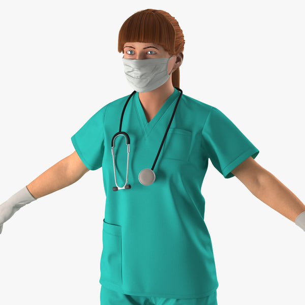 FemaleCaucasianSurgeonRigged3dmodel00.jp