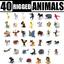 3ds max cartoon 40 animals rig