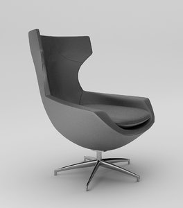 3d leolux caruzzo armchair model