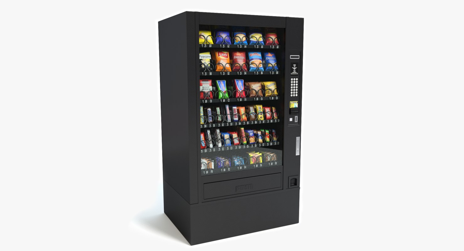 3d vending machine model