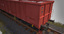 open-top box railcar eanos 3d max