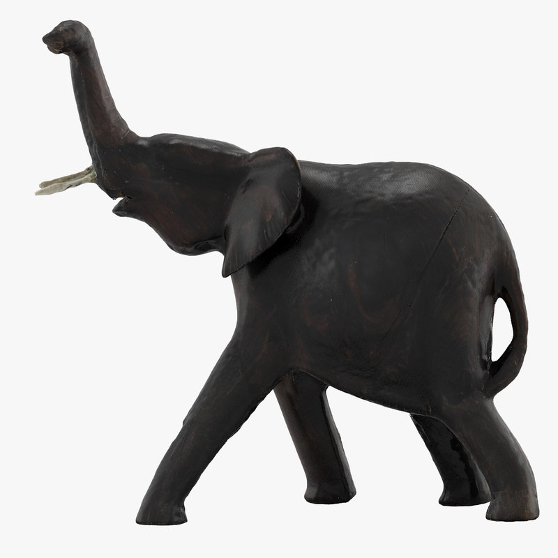 wooden walking elephant toy