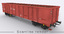 open-top box railcar eanos 3d max
