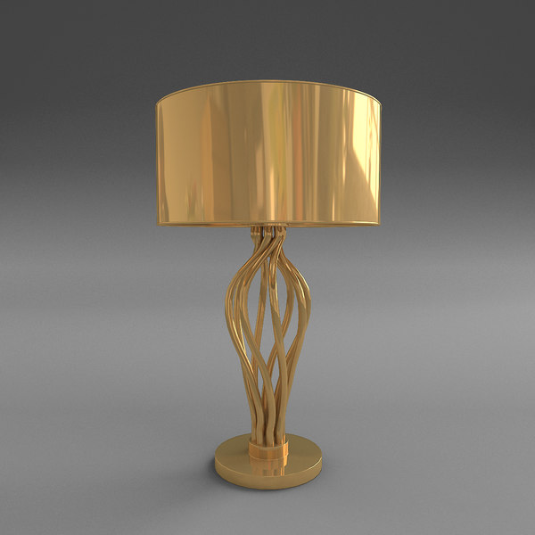 Versace Vanitas Swirl Table Lamp 3d Model, Versace Table Lamps Uk