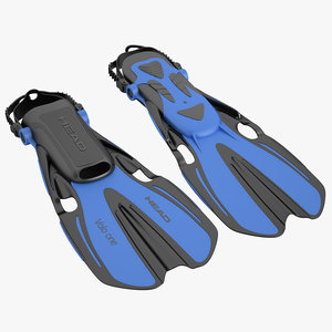 3d head volo flippers