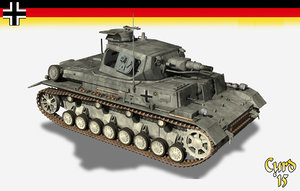 panzer iv tank d 3d lwo