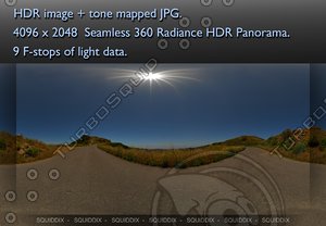 ROAD ON TOP OF A MOUNTAIN, 360 PANORAMA #168