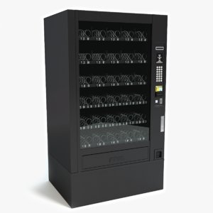 3d vending machine model