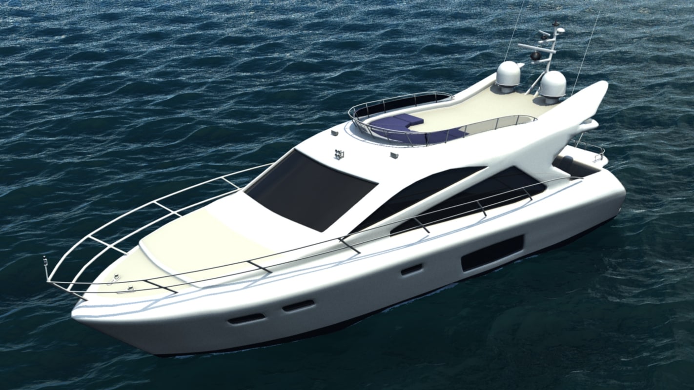 yacht free 3d model