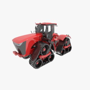 3d scraper tractor