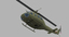 bell uh-1d huey helicopter 3d model