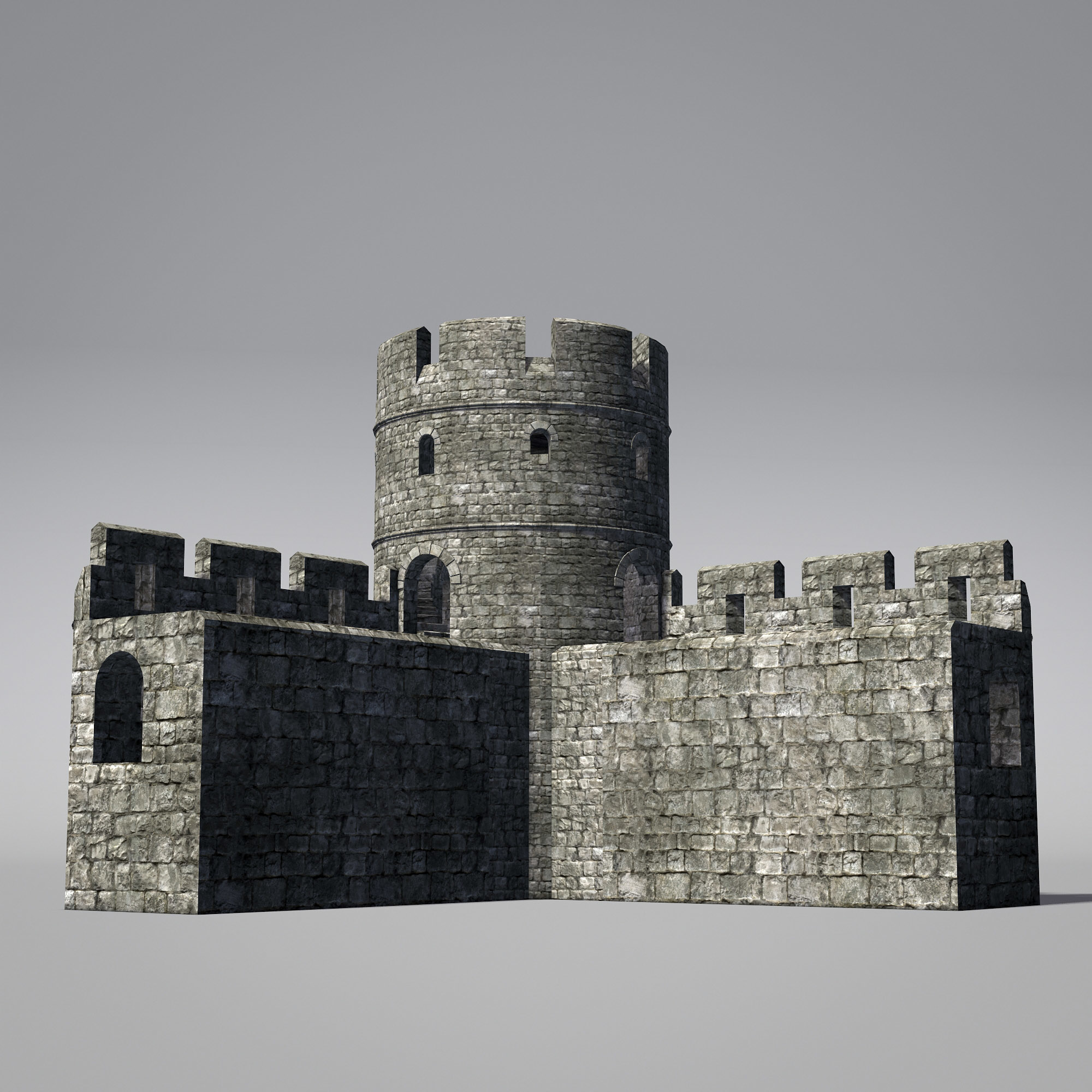 Мод на Castle. Modular Castle model. 3d Modular Castle. Башня в блендере.