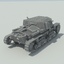 fiat semovente tank 75 3d model