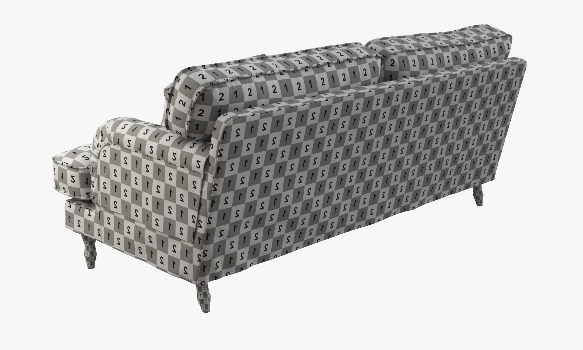 3d ikea stocksund sofa model