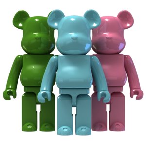 bear brick 3d model