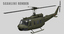 bell uh-1d huey helicopter 3d model