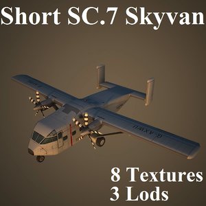 3d model short sc 7