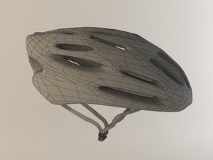 bike helmet 2 3d model