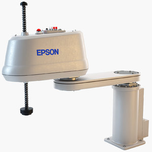 epson scara industrial robot 3d 3ds